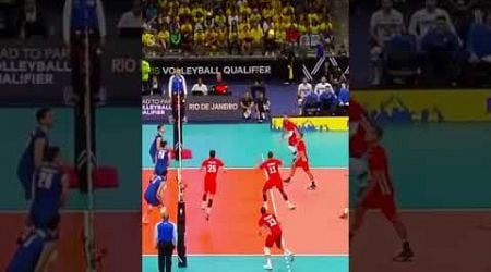 Flawless block #volleyball #volleyballworld #epicvolleyball #volley #italy #czechrepublic