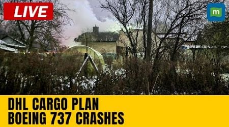 Live: DHL cargo plane Boeing 737 crashes in Lithuania | N18G