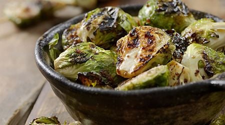 Thanksgiving recipe for sweet and spicy Brussels sprouts