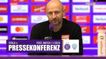 Live: Pressekonferenz nach Austria Wien - TSV Hartberg 1:0 (11/2024) #faklive #ViolaTV #Veilchen