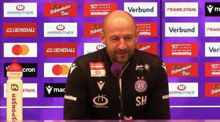 Pressekonferenz von Austria Wien vor dem Heimspiel gegen TSV Hartberg