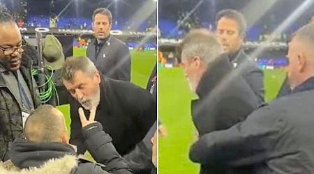 Jamie Redknapp's three-words to fan as he acts peacemaker in Roy Keane bust-up