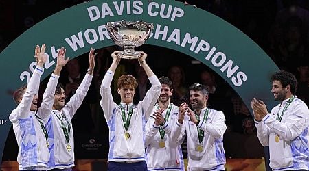 Jannik Sinner leads Italy past the Netherlands for its second consecutive Davis Cup title