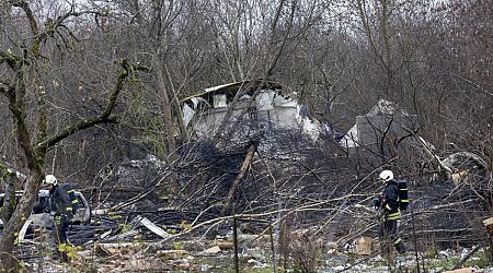 DHL cargo plane crashes and skids into a house in Lithuania, killing at least 1