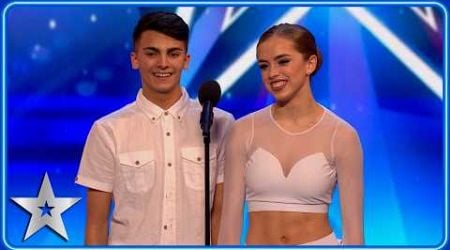 Dance duo Grace &amp; Ali fell in LOVE dancing together! | Unforgettable Audition | Britain&#39;s Got Talent