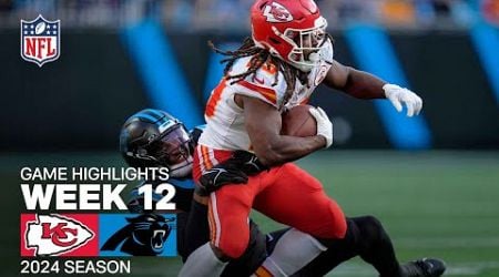 Kansas City Chiefs vs. Carolina Panthers Game Highlights | NFL 2024 Season Week 12