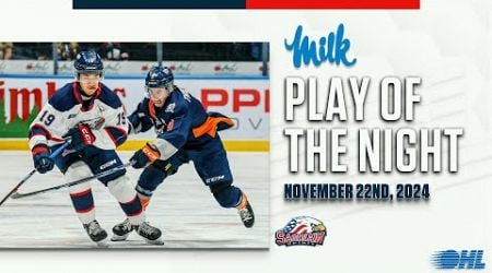 OHL Play of the Night presented by MilkUp: Parekh Shows Off the Mitts