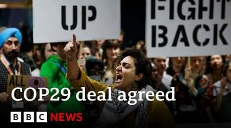 $300bn cash deal agreed at COP29 to help poorer countries fight climate change | BBC News