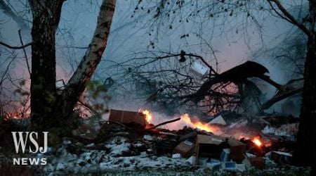 DHL Cargo Plane Crashes Near Lithuania Airport, Killing One | WSJ News