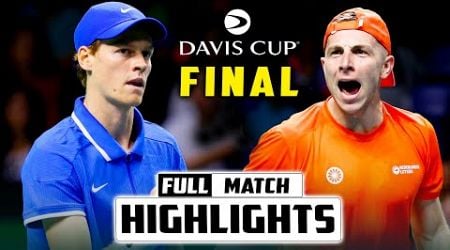 Jannik Sinner vs Tallon Griekspoor Highlights - Davis Cup Final 2024 || Italy vs Netherlands