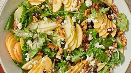 Apple, Pear and Goat Cheese Fall Salad