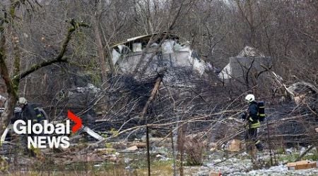 DHL cargo plane crashes in Lithuania, kills 1 after hitting residential home