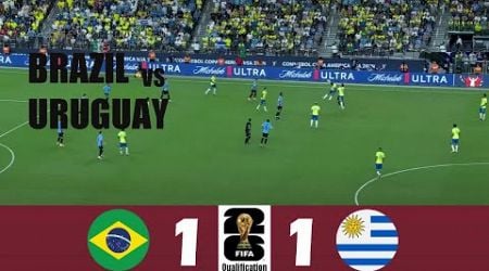 Brazil vs Uruguay 1-1 | 2024 World Cup Qualification | Match Highlights