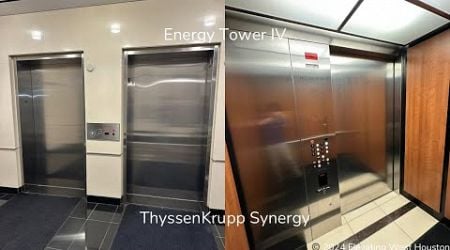 ThyssenKrupp Synergy MRL Traction Parking Elevators | Energy Tower IV | Houston, TX