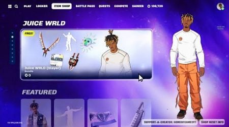 JUICE WRLD *FREE* Skin is AVAILABLE!