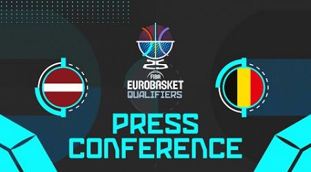 Latvia v Belgium - Press Conference | FIBA EuroBasket 2025 Qualifiers