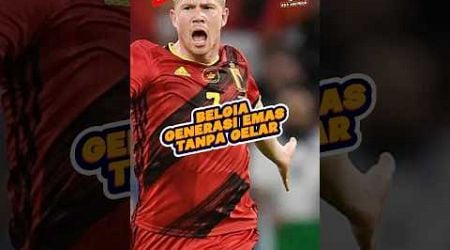 Generasi emas Belgia yang gagal #shorts #football #belgium #hazard #debruyne #worldcup