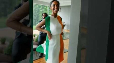 Ireland flag dress