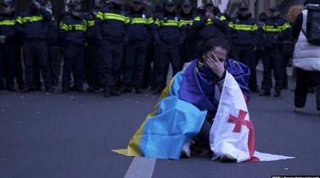 Protests In Tbilisi Ahead Of First Session Of Newly Elected Parliament | Georgia Elections 2024