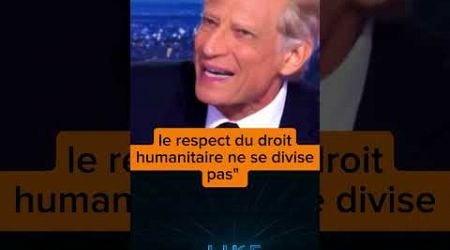 &quot;le respect du droit humanitaire ne se divise pas&quot; dominique de villepin