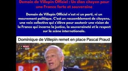 Quand Pascal Praud oublie qu&#39;il a un Gaulliste en face de lui.