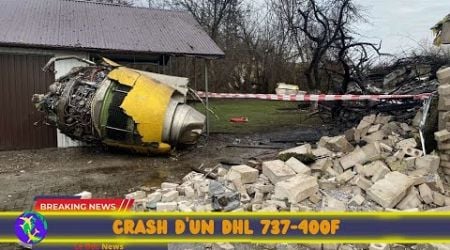 CRASH AVION DHL CARGO ET SOUCIS MOTEUR POUR UN SSJ100