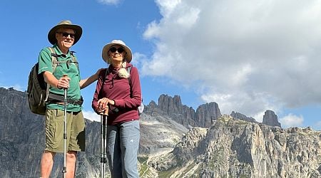 High in the Italian Dolomites