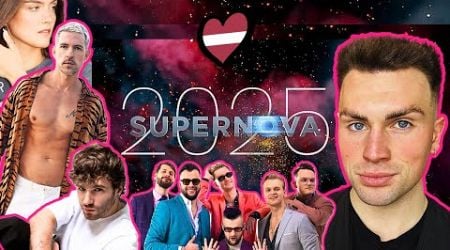 BRITISH GUY REVIEWS THE LATVIAN NATIONAL FINAL | SUPERNOVA 2025