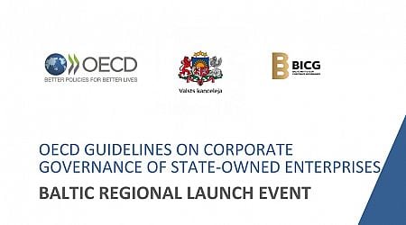 WATCH LIVE: OECD Baltic launch on sustainability, transparency and corporate governance