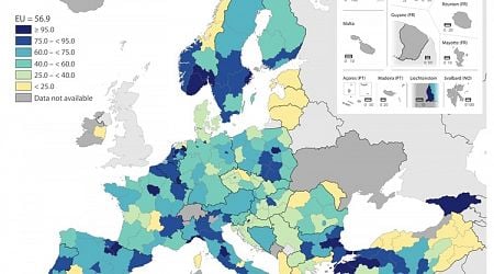 Bulgaria's Southeast among Few EU Regions with over 95% Electrified Railway Lines - Eurostat