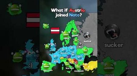 What if Austria joined Nato? #map #geography #europe #mapping #history #flag #edit #shorts #mapper