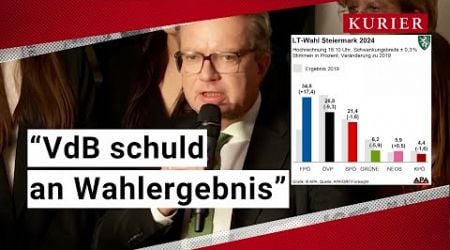 Steiermark-Wahl: Drexler gibt Hofburg die Schuld an Wahlergebnis