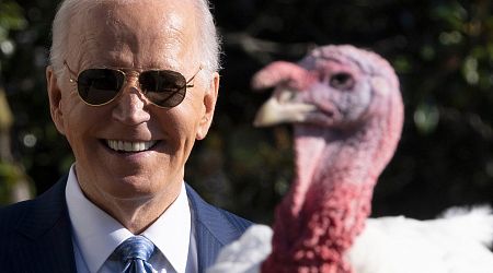 Biden gives final Thanksgiving turkey pardons of his presidency