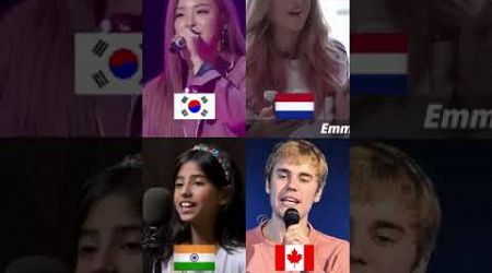 Despacito Cover Battle Justin Bieber x Korean Girls x Emma Heesters x Anukriti #despacito#viralshort