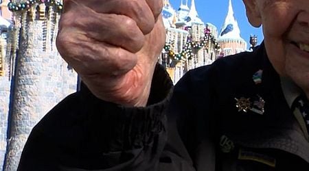 WATCH: 101-year-old World War II veteran honored at Disneyland