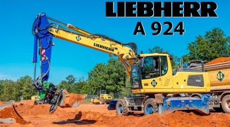 *NEW* Liebherr A924 at work