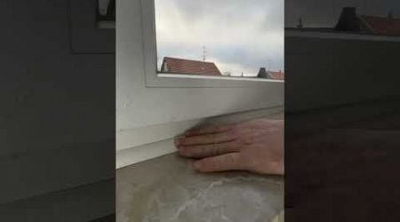 Fenster verkleiden mit Holz Leisten / Fugen kitten mit Akryl/ Leisten auf Gehrung schneiden verlegen