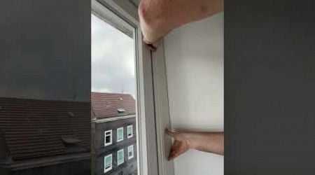 Fenster verkleiden mit Holz Leisten / Fugen kitten mit Akryl/ Leisten auf Gehrung schneiden verlegen