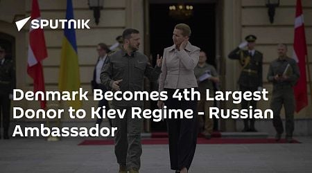 Denmark Became 4th Largest Donor to Kiev Regime - Russian Ambassador