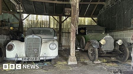 Rare cars stored in barn since '80s sell at auction