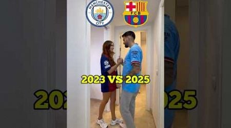 Man City 2023 vs FC Barcelona 2025 #footballfunny #mancity #fcbarcelona #lamineyamal #haaland