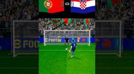 Portugal vs Croatia | Football match | Penalty shoot | fifa world Cup 2026 | realistic pes gaming |