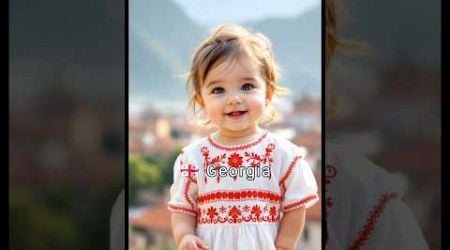 Cute Babies of the World - Georgia, Moldova, Croatia - Is Your Country Next? #cute #baby #ai