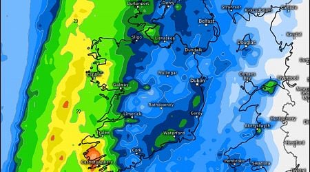 Met Eireann pinpoint exact day rain to batter Ireland as temps to plummet to -3C AGAIN tonight amid fresh cold snap