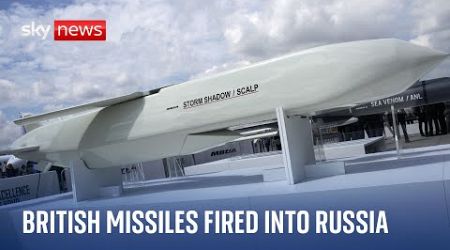 Ukraine fires British Storm Shadow missiles into Russia | Ukraine War