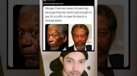 Morgan Freeman Wears His Earings Because