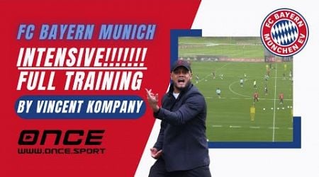 FC Bayern Munich - intensive full training by Vincent Kompany