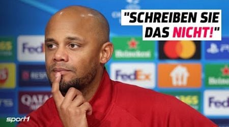 &quot;Das ist ein schlechtes Wort&quot; | Kompany mit kuriosem PK-Auftritt