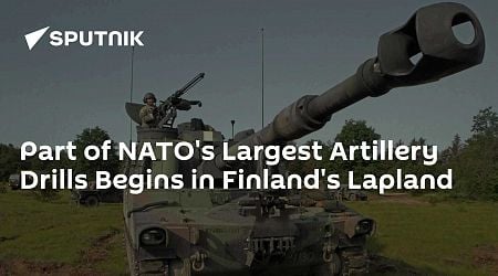 Part of NATO's Largest Artillery Drills Begins in Finland's Lapland