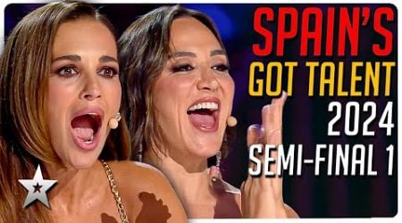 Spain&#39;s Got Talent 2024 | Semi Final 1 | ALL AUDITIONS!